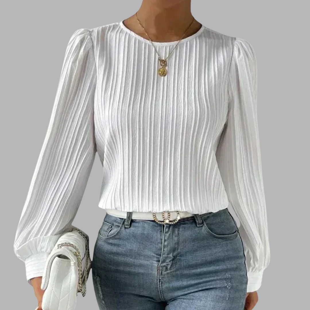 Anette | Chic Blouse en Satin