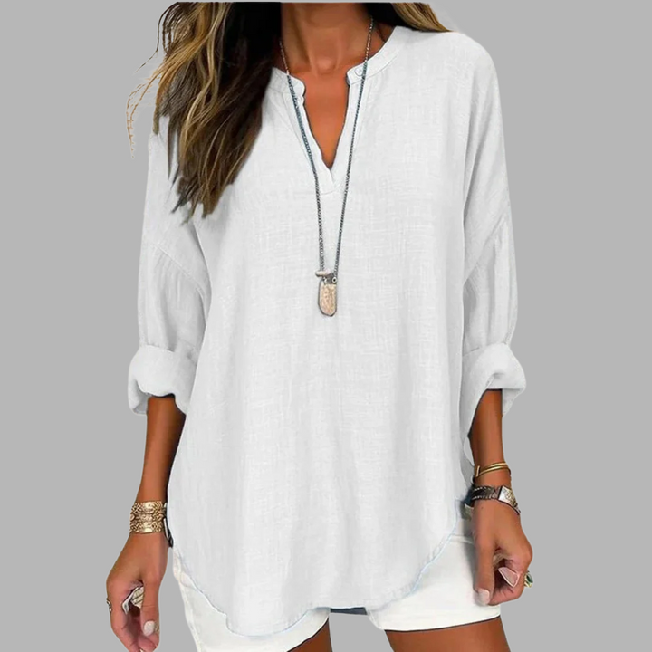 Moa | Blouse Chic Col V