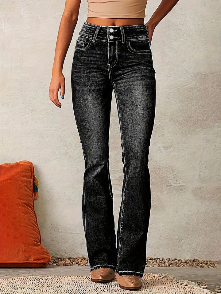 Melanie | Jeans évasés taille haute
