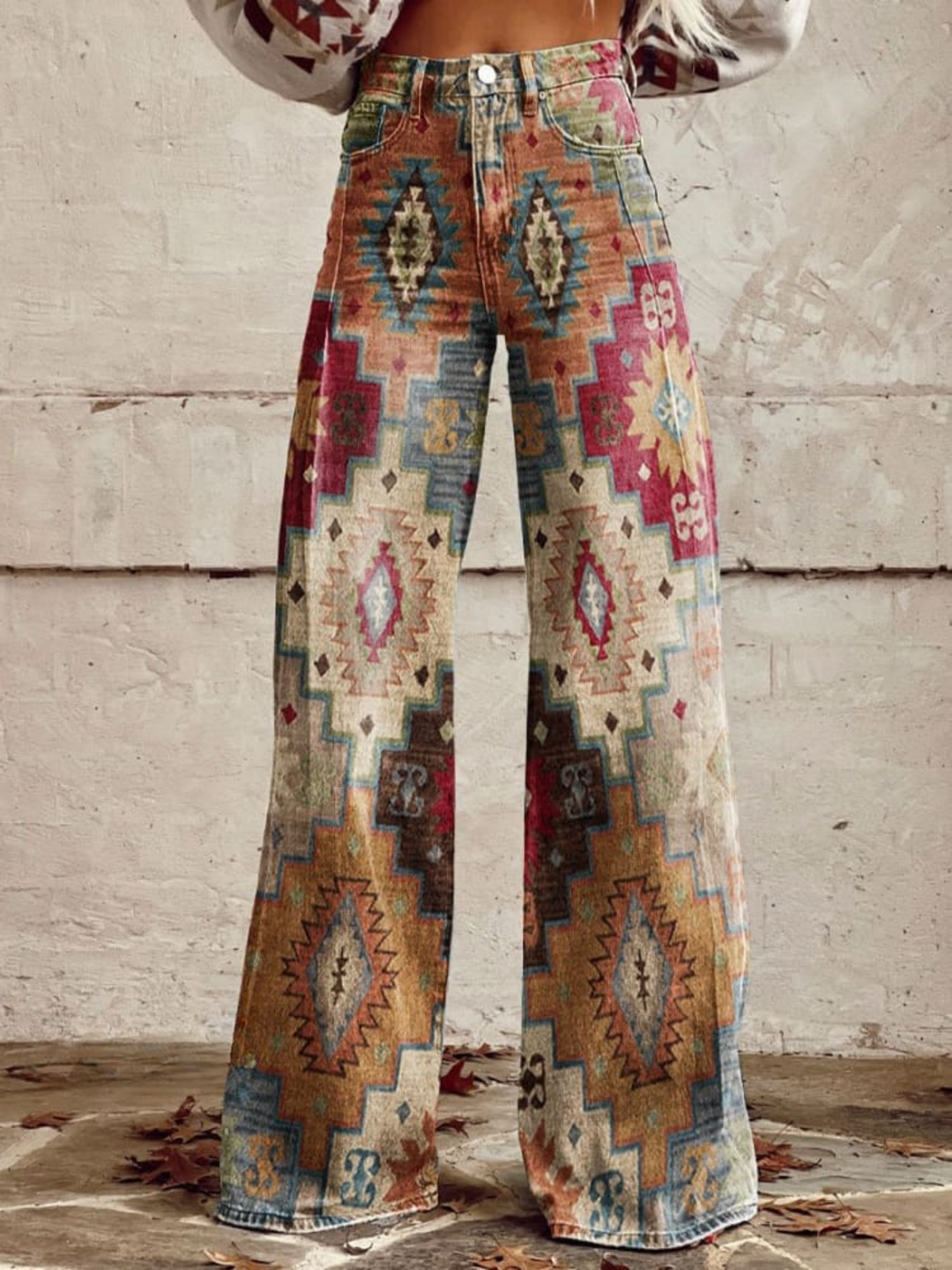 Léa - Pantalon Élégant Rétro