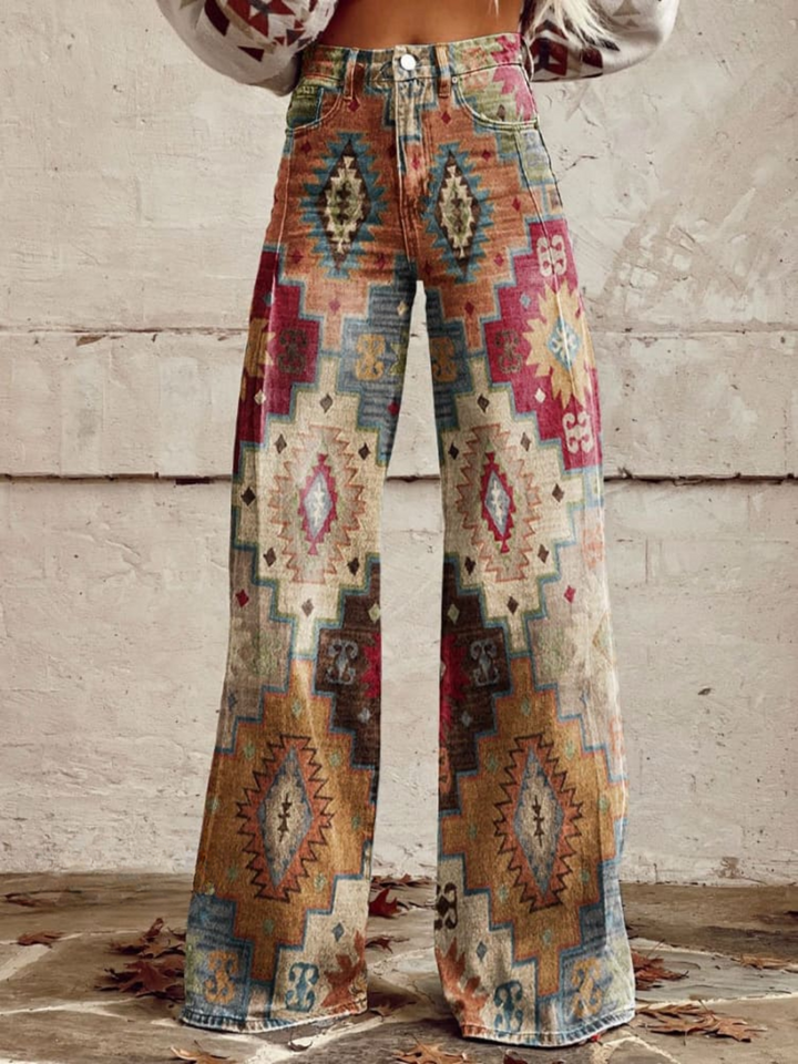 Léa - Pantalon Élégant Rétro