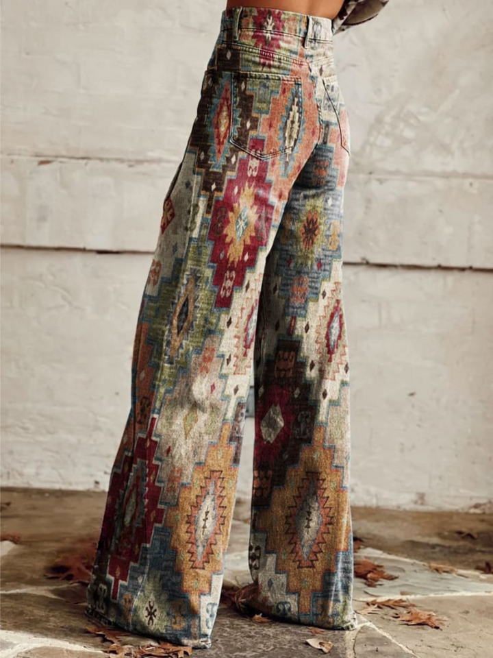 Léa - Pantalon Élégant Rétro