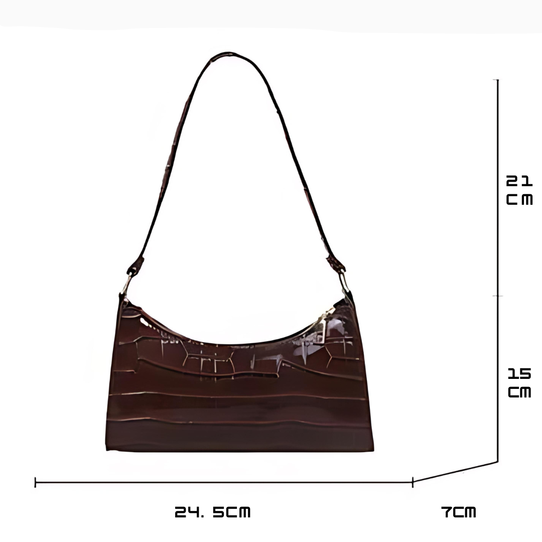Solène | Sac en Cuir Brillant