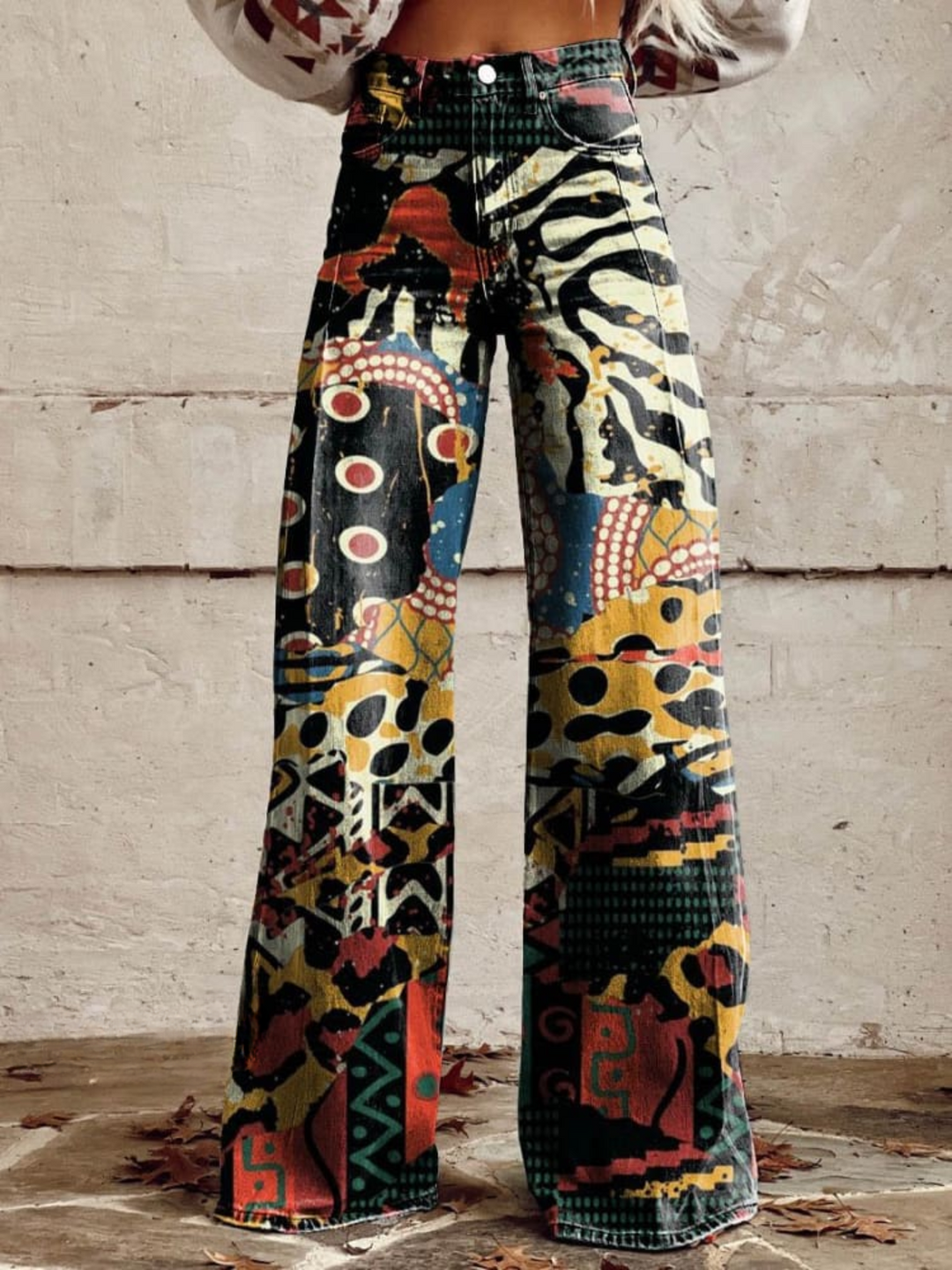 Élodie - Pantalon Large Élégant