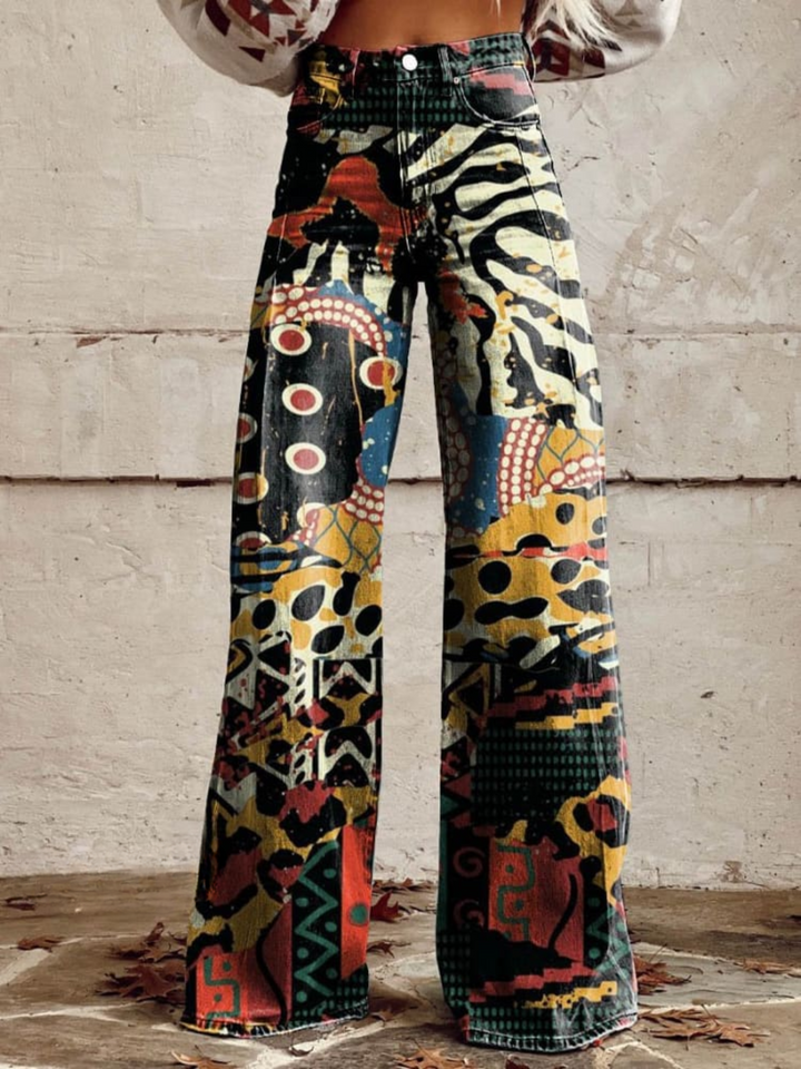 Élodie - Pantalon Large Élégant