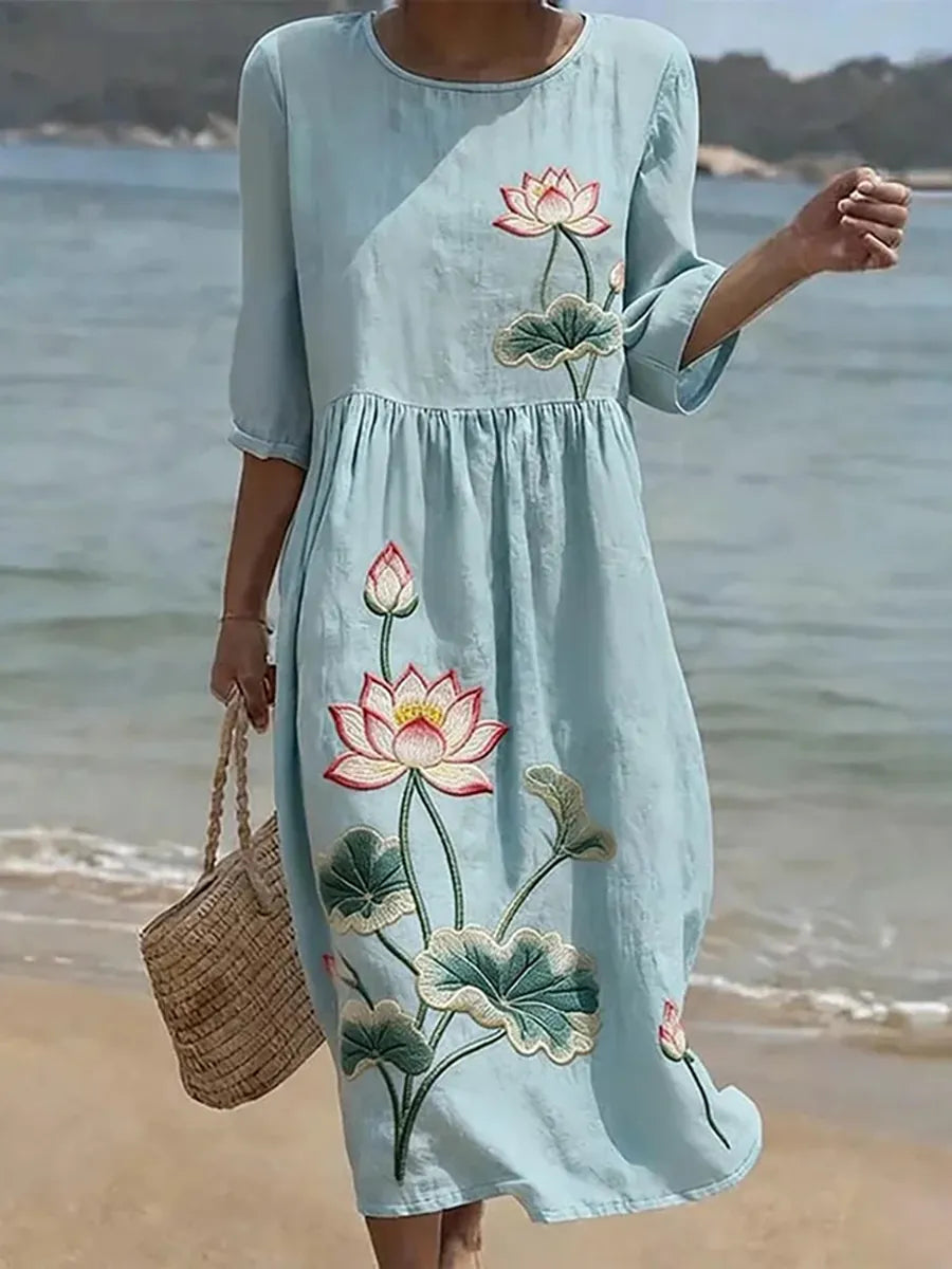 Vanessa | Robe Florale Élegante