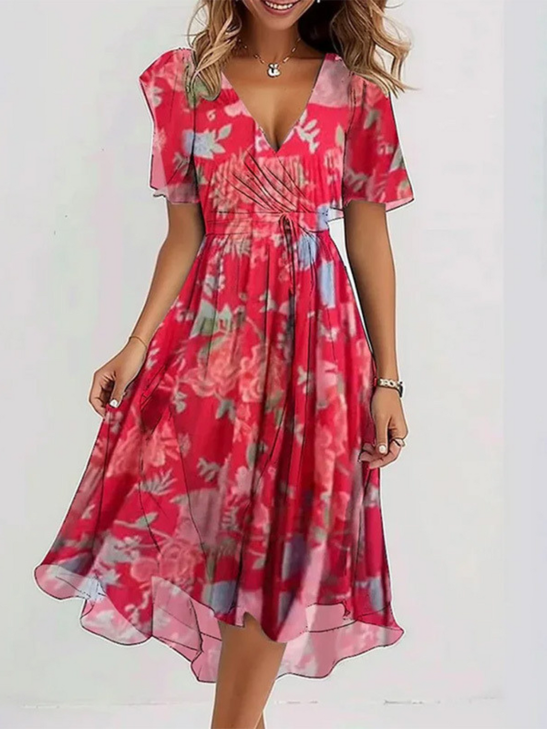 Rosa | Robe d'été avec couverture du ventre