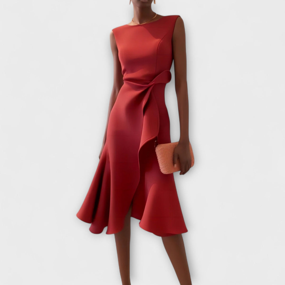 Misty | Robe Midi Sophistiquée