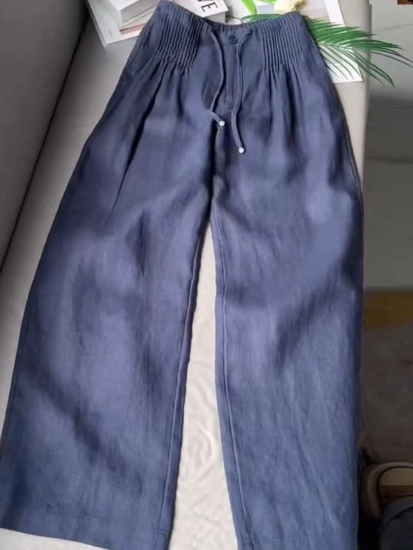 Camille | Pantalon Élegant à Jambe Large