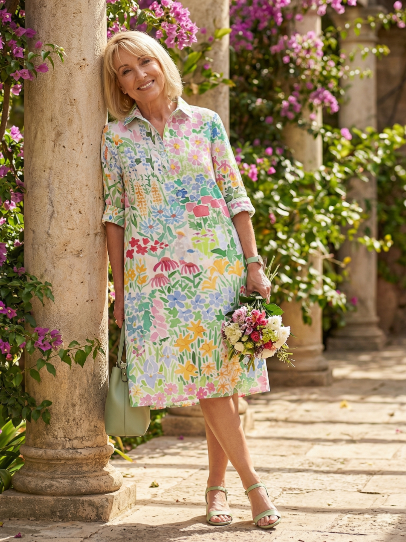 Leontine | Robe Florale de Jour