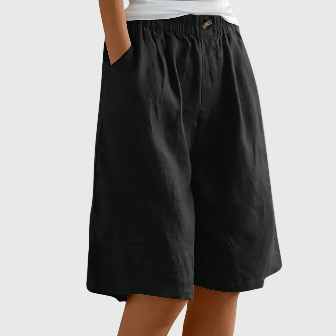 THÉO & MARCELLE PARIS | Shorts Amples Taille Élastique Ella