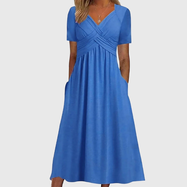 Veronica | Robe Midi avec Contrôle du Ventre