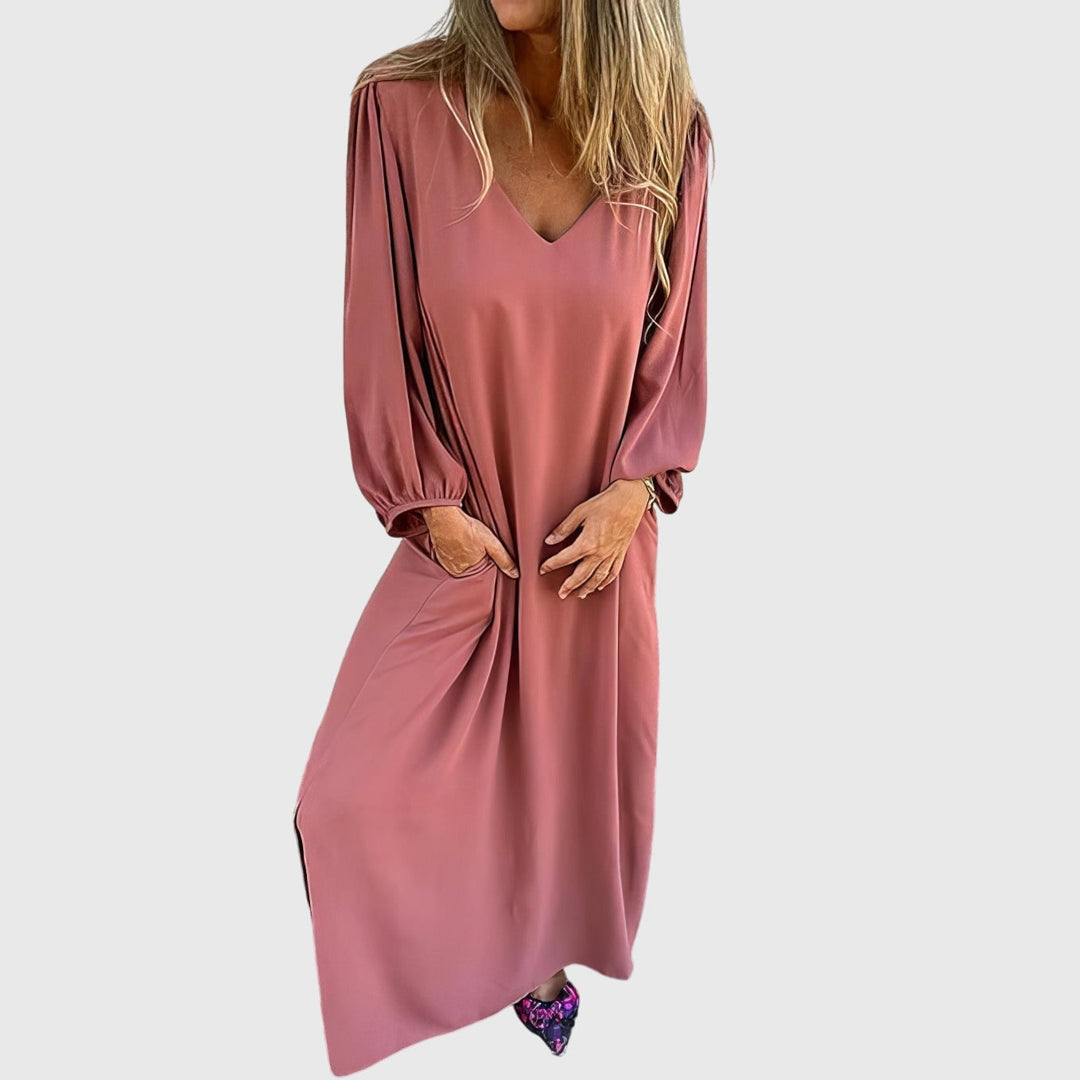 Vanessa | Robe Longue Boho avec Poches