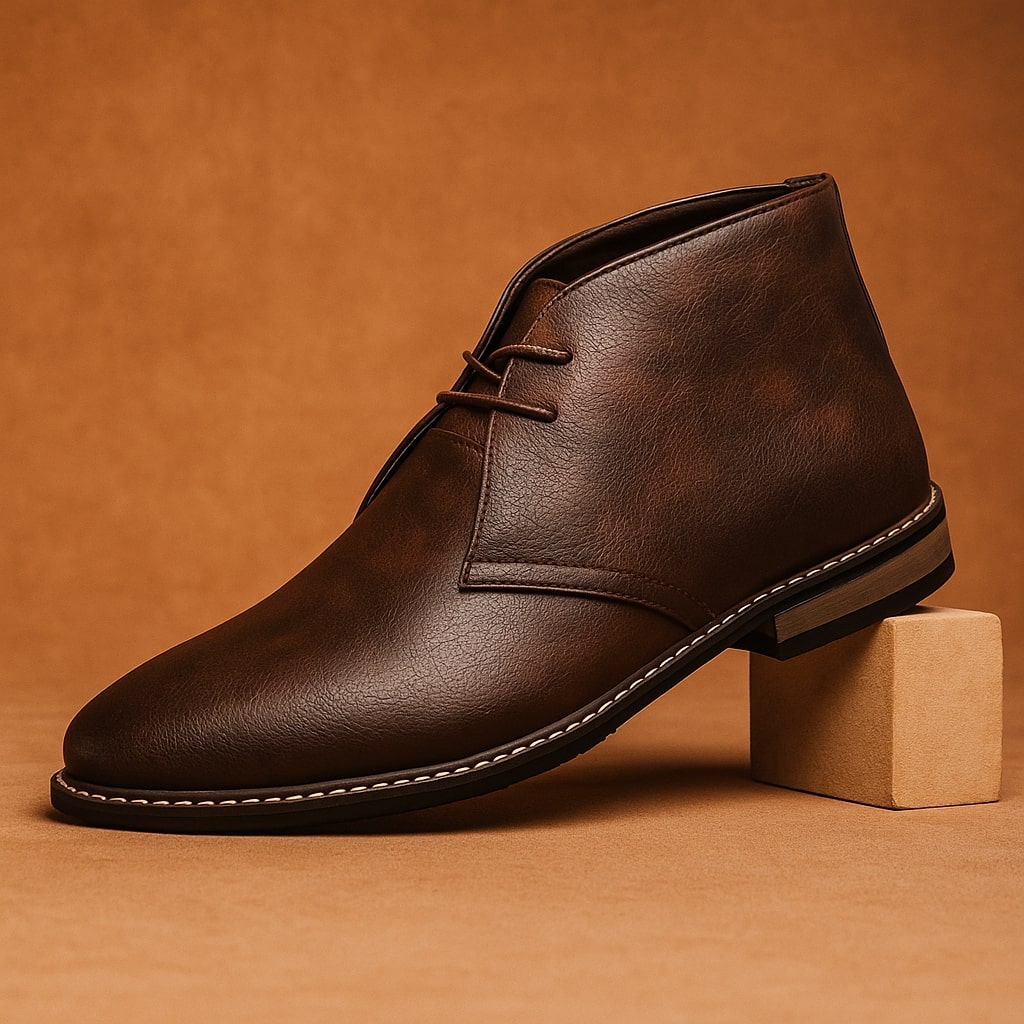 Adrian | Skórzane botki chukka