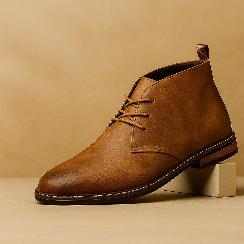 Adrian | Skórzane botki chukka