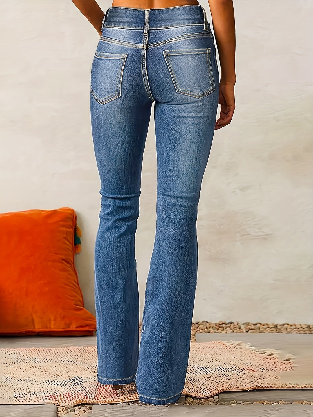 Melanie | Jeans évasés taille haute