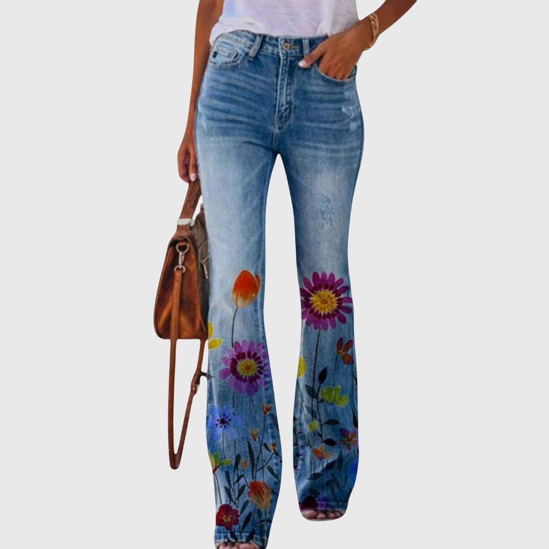 Cheri | Pantalons à Imprimé Floral