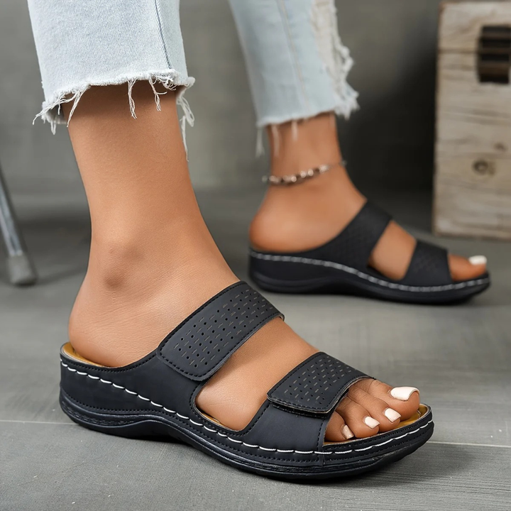 Camille | Chaussons Talon Compensé