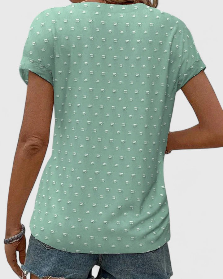 Celena | Chemise V-Cou Confortable