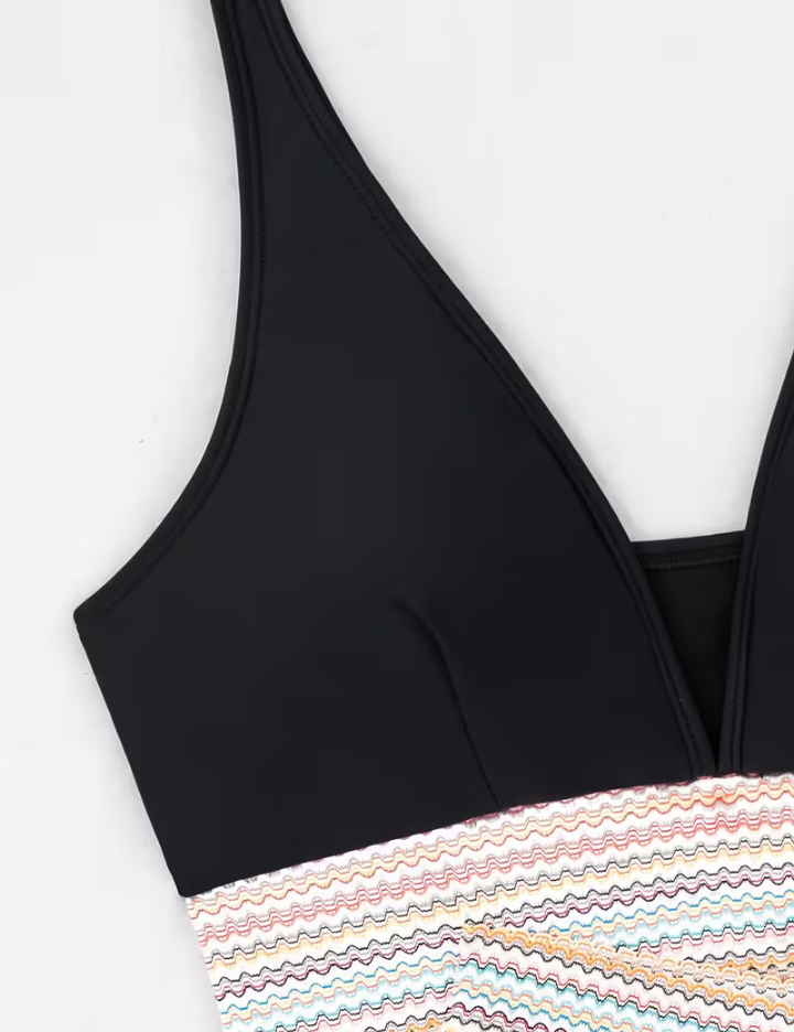 Loretta | Ensemble de Bikini Élevé Élégant