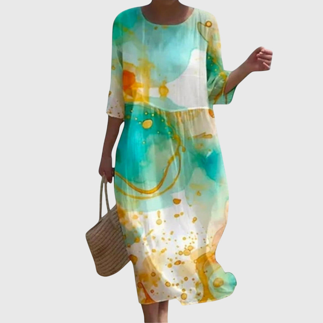 Ruth | Robe Maxi Florale Élégante