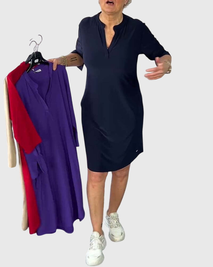 Clarissa | Robe V-Cou Unie