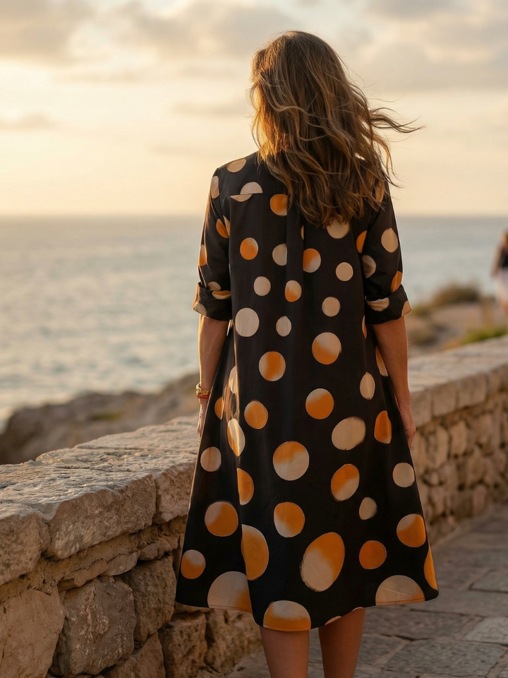 Vespera | Robe à Pois au Crépuscule