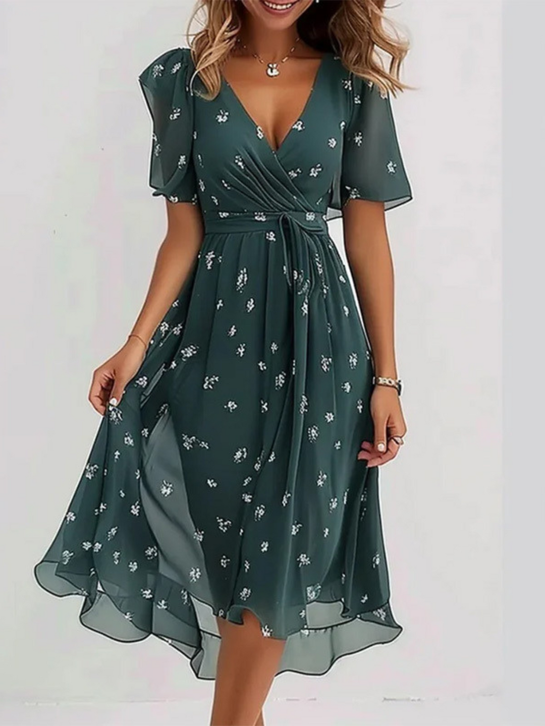 Rosa | Robe d'été avec couverture du ventre
