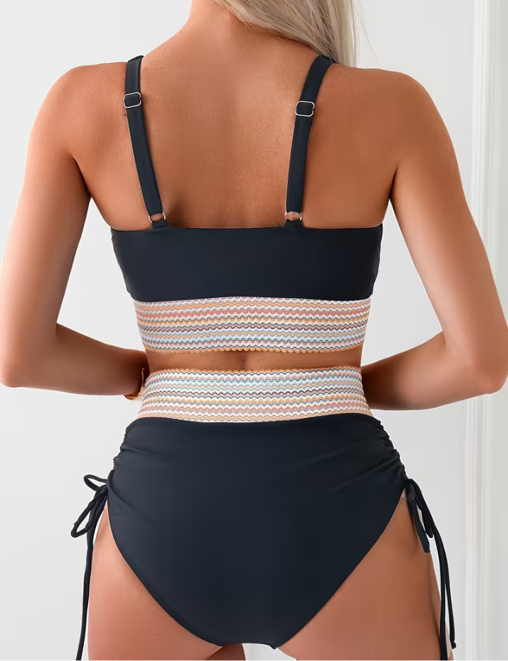 Loretta | Ensemble de Bikini Élevé Élégant