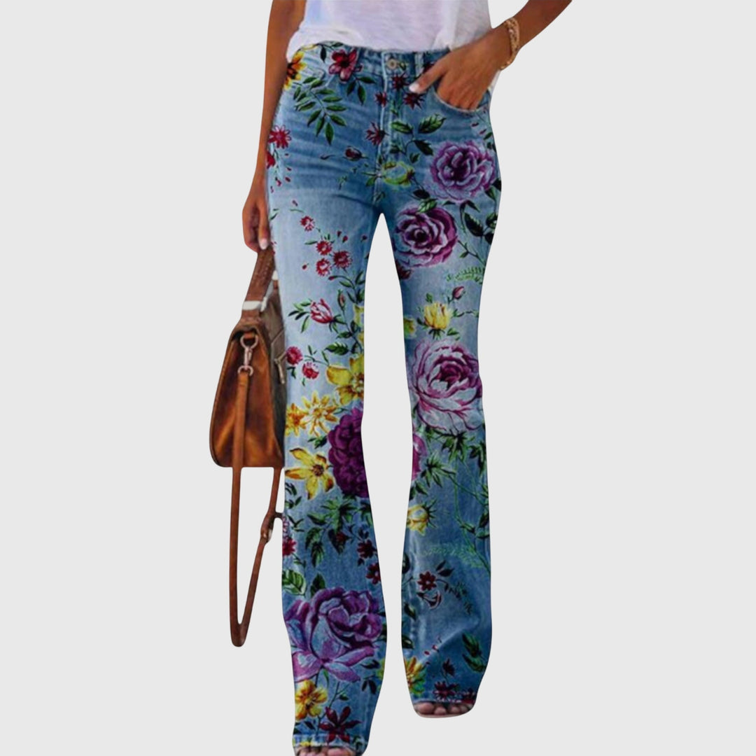 Cheri | Pantalons à Imprimé Floral