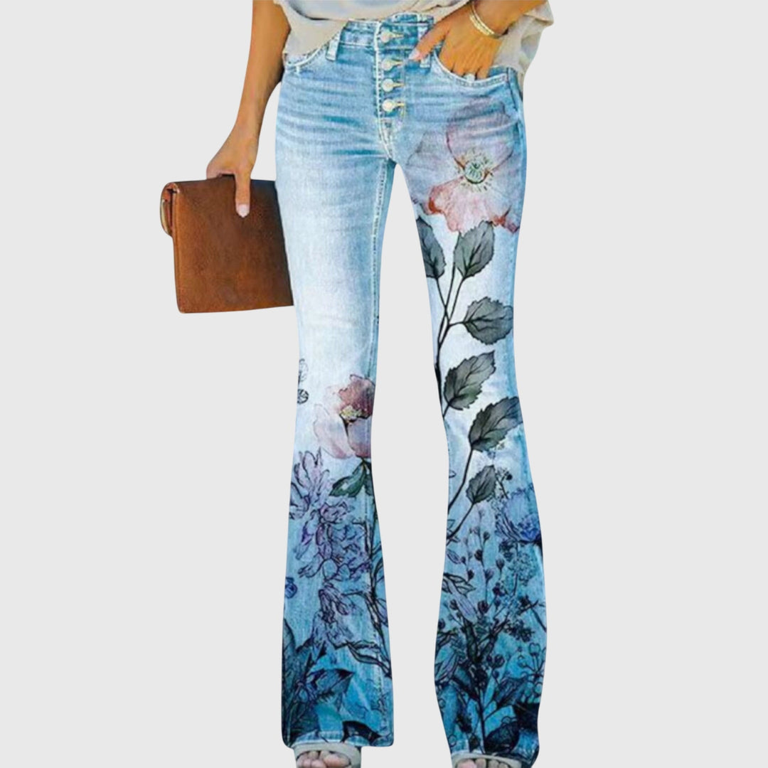 Cheri | Pantalons à Imprimé Floral