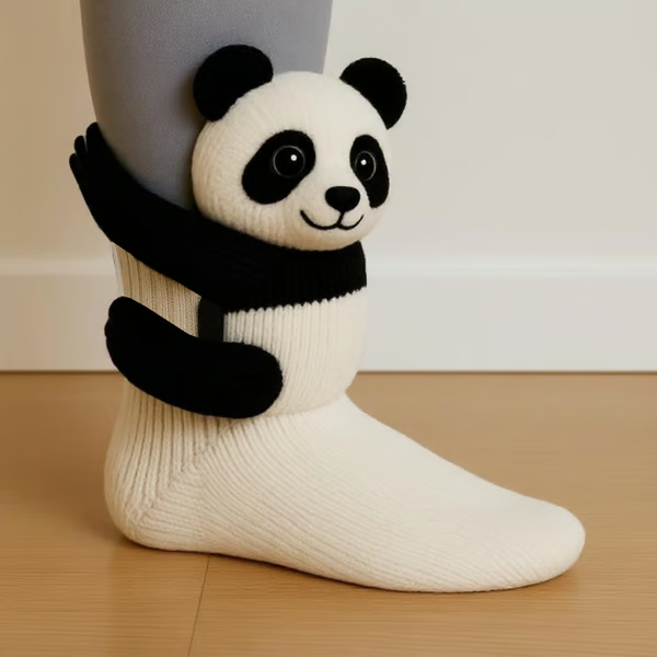 Pola | Skarpetki 3D ze zwierzętami