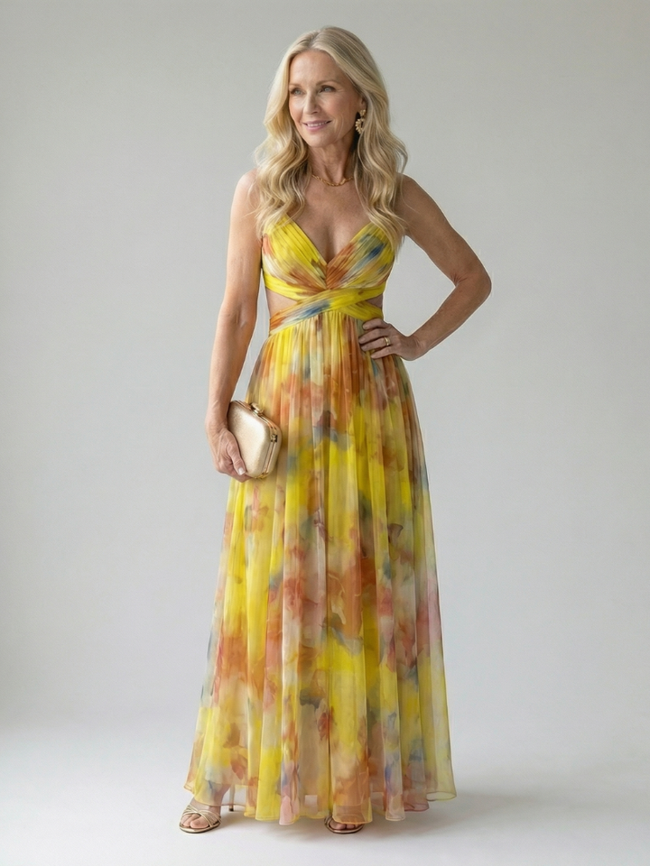 Isel | Robe Maxi à Enveloppe Douce
