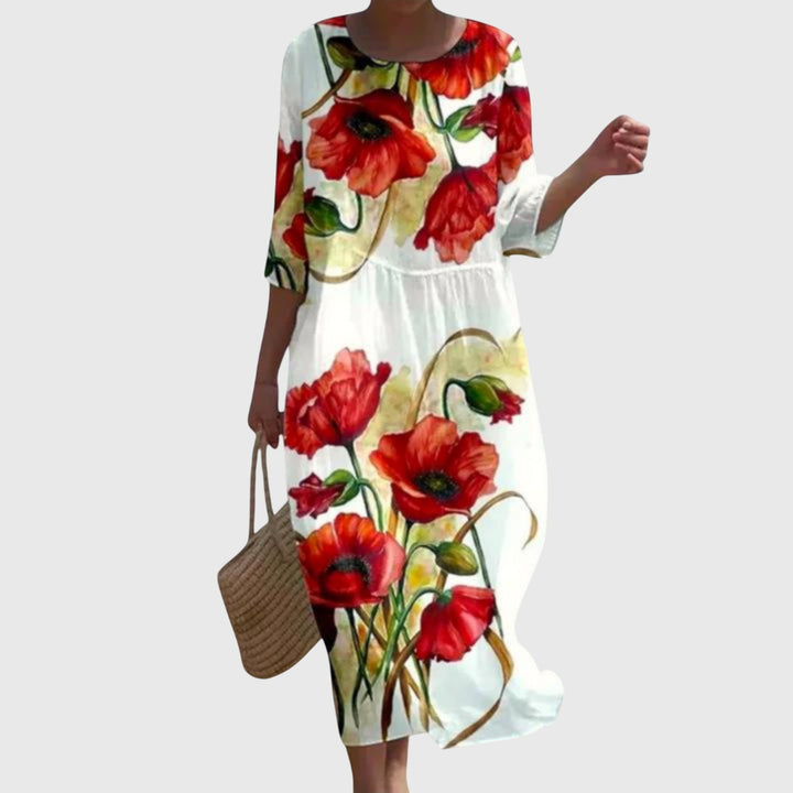 Ruth | Robe Maxi Florale Élégante
