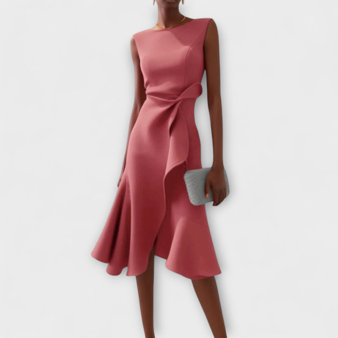 Misty | Robe Midi Sophistiquée