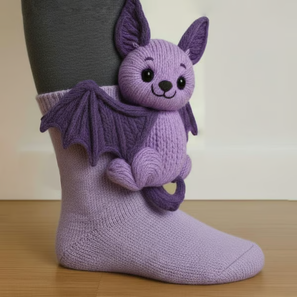 Pola | Skarpetki 3D ze zwierzętami