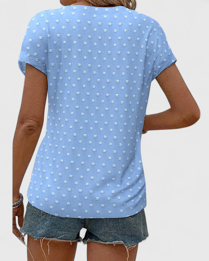 Celena | Chemise V-Cou Confortable