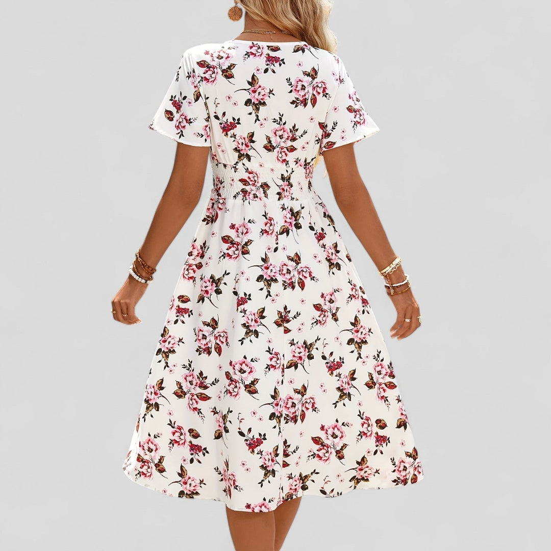 Natalie | Robe Midi d'Été Confortable