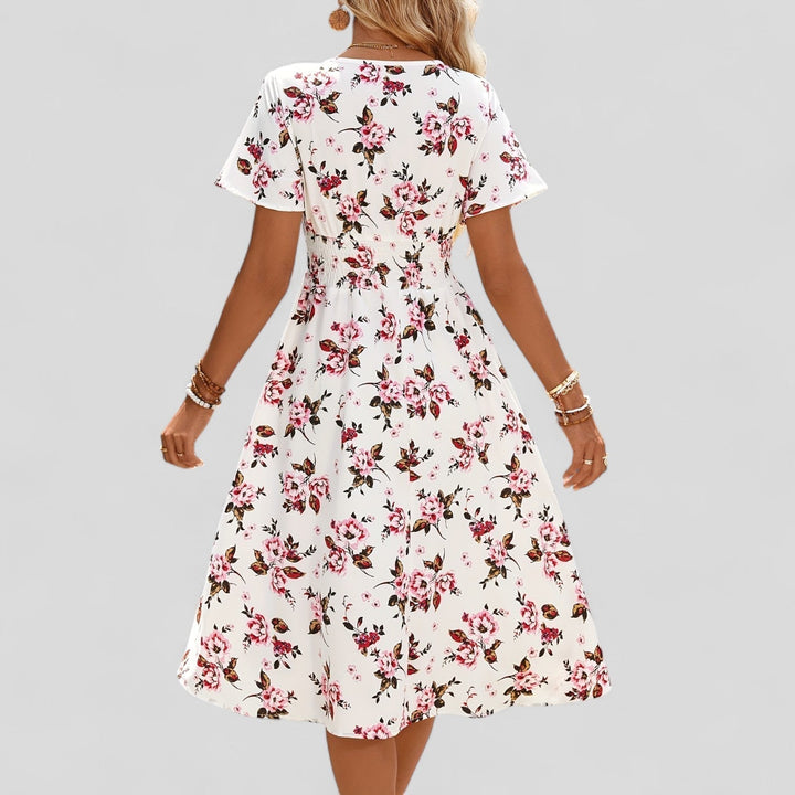 Natalie | Robe Midi d'Été Confortable
