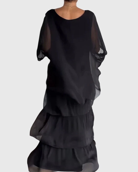 Bernadette | Robe Élégante Longue et Fluide