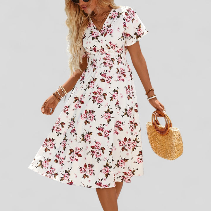 Natalie | Robe Midi d'Été Confortable