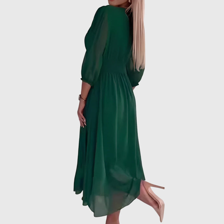 Norma | Robe en Chiffon Soie Léger