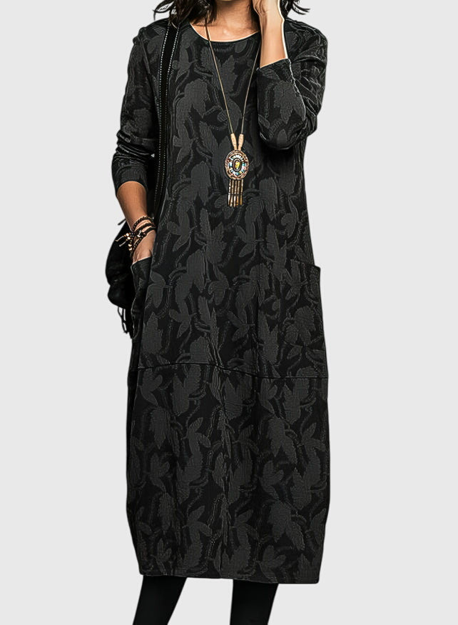 Julia | Robe Décontractée à Col Ronde