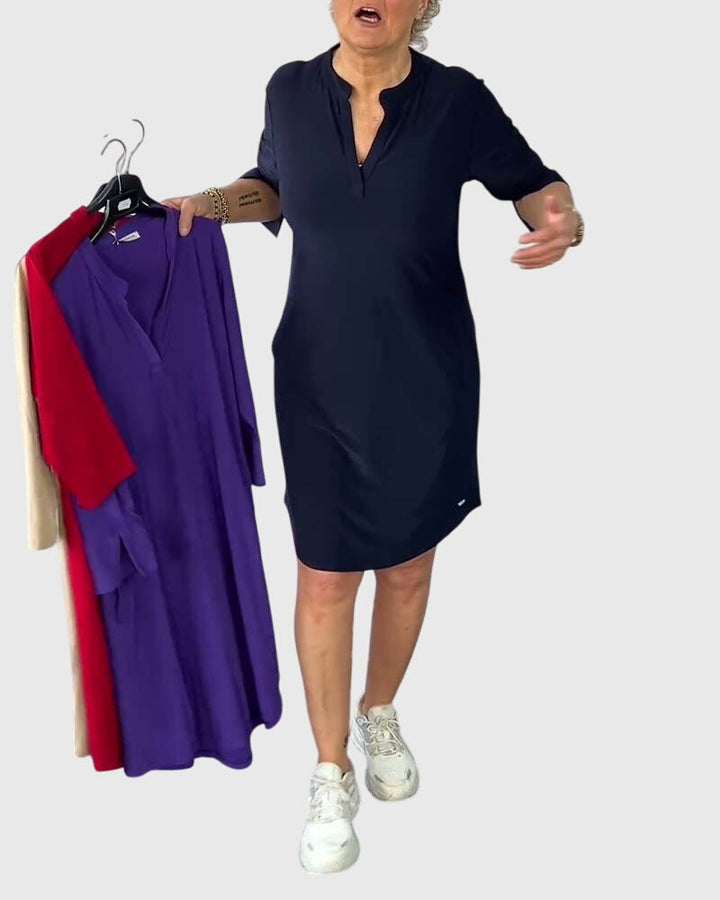 Clarissa | Robe V-Cou Unie