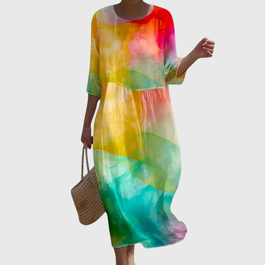 Ruth | Robe Maxi Florale Élégante