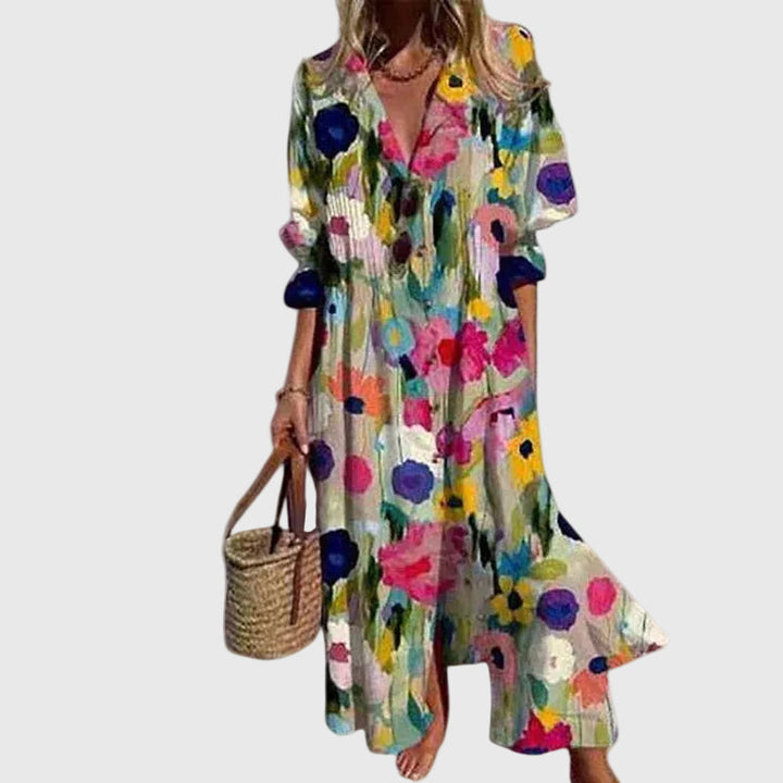 Zariah | Elegancka Boho Maxi Sukienka