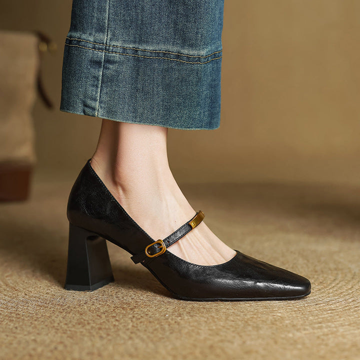 Pompes en cuir Marleon