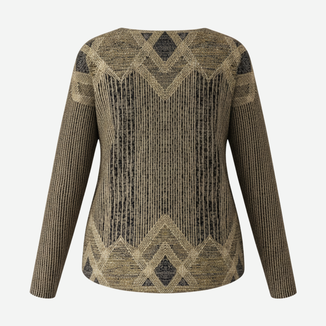 Zofia- Vintage Sweter w Paski