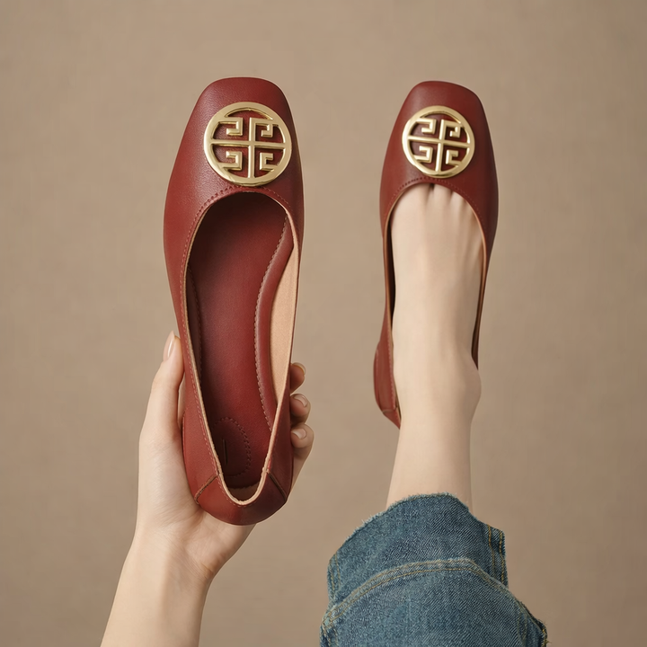Ballerines en Cuir Orchard