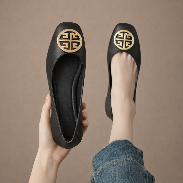 Ballerines en Cuir Orchard